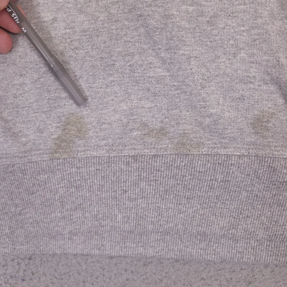Champion Sweatshirt‎ Mens XL Gray Vertical Script Logo Crewneck Pullover